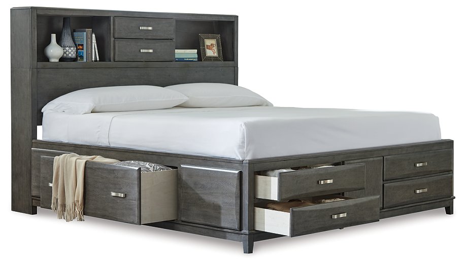 Caitbrook Storage Bed with 8 Drawers - Furniture 4 Less (Jacksonville, NC)
