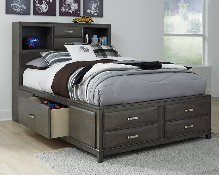 Caitbrook Storage Bed with 7 Drawers - Furniture 4 Less (Jacksonville, NC)