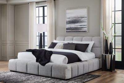 Grendusk Upholstered Bed - Furniture 4 Less (Jacksonville, NC)