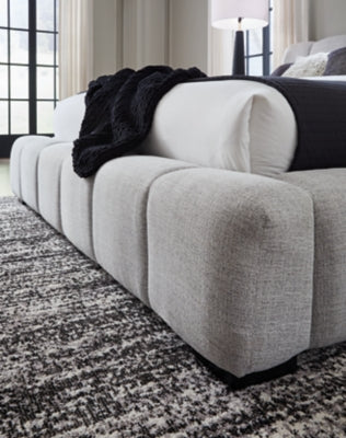 Grendusk Upholstered Bed - Furniture 4 Less (Jacksonville, NC)