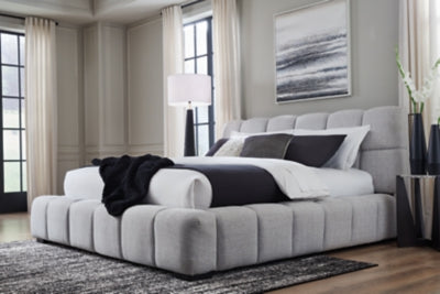 Grendusk Upholstered Bed - Furniture 4 Less (Jacksonville, NC)