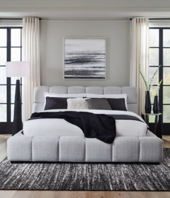 Grendusk Upholstered Bed - Furniture 4 Less (Jacksonville, NC)