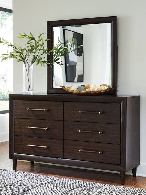 Dantenton Dresser and Mirror - Furniture 4 Less (Jacksonville, NC)