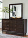 Dantenton Dresser and Mirror - Furniture 4 Less (Jacksonville, NC)