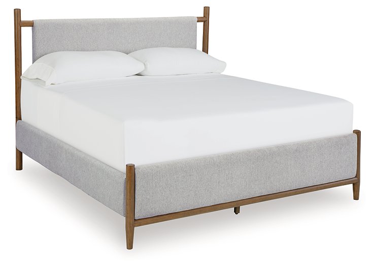 Lyncott Upholstered Bed - Furniture 4 Less (Jacksonville, NC)