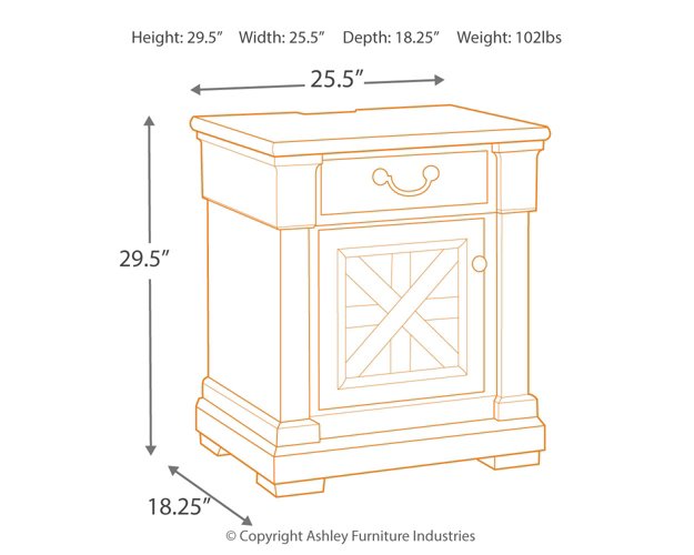 Bolanburg Nightstand - Furniture 4 Less (Jacksonville, NC)