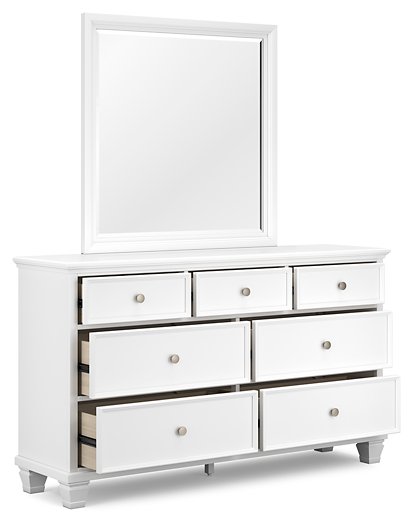 Fortman Dresser and Mirror - Furniture 4 Less (Jacksonville, NC)