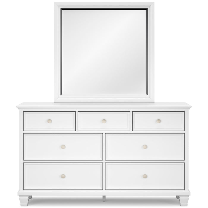 Fortman Dresser and Mirror - Furniture 4 Less (Jacksonville, NC)