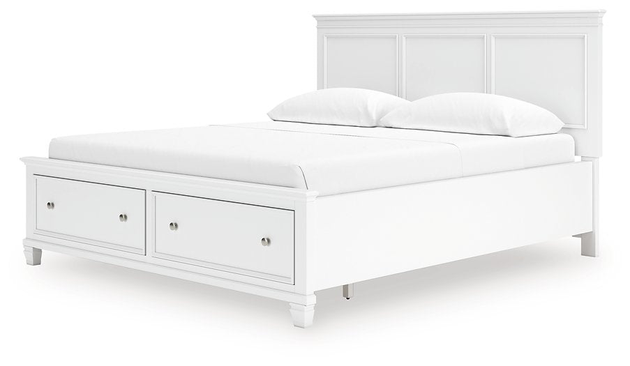 Fortman Panel Storage Bed - Furniture 4 Less (Jacksonville, NC)