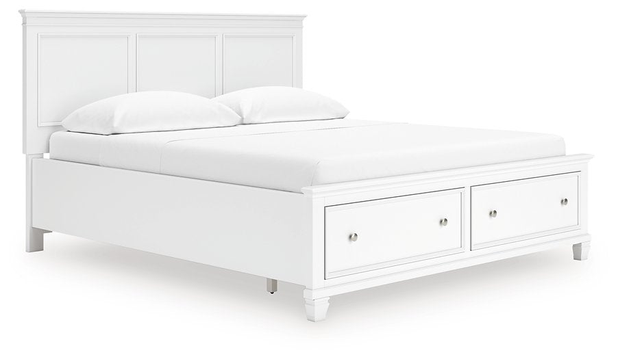 Fortman Panel Storage Bed - Furniture 4 Less (Jacksonville, NC)