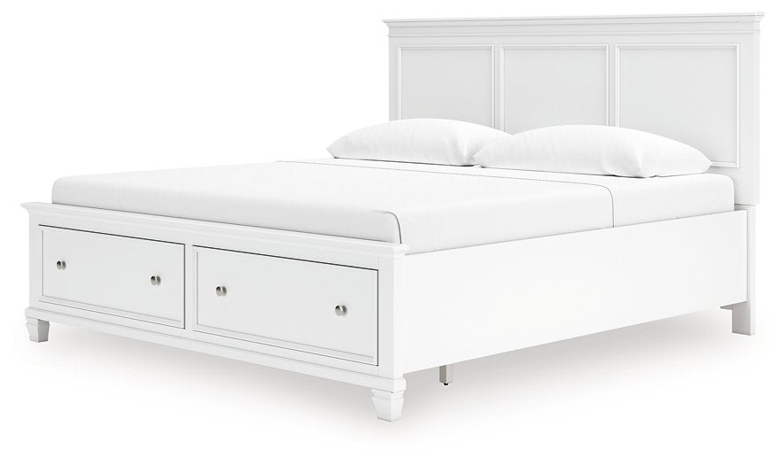 Fortman Panel Storage Bed - Furniture 4 Less (Jacksonville, NC)