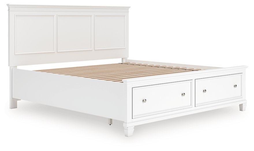 Fortman Panel Storage Bed - Furniture 4 Less (Jacksonville, NC)