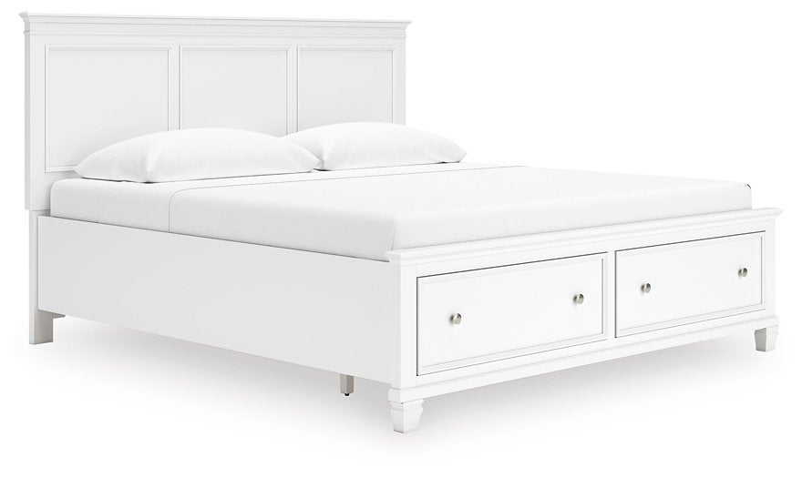 Fortman Panel Storage Bed - Furniture 4 Less (Jacksonville, NC)