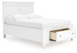 Fortman Panel Storage Bed - Furniture 4 Less (Jacksonville, NC)