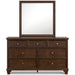 Danabrin Dresser and Mirror - Furniture 4 Less (Jacksonville, NC)