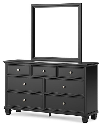 Lanolee Dresser and Mirror - Furniture 4 Less (Jacksonville, NC)