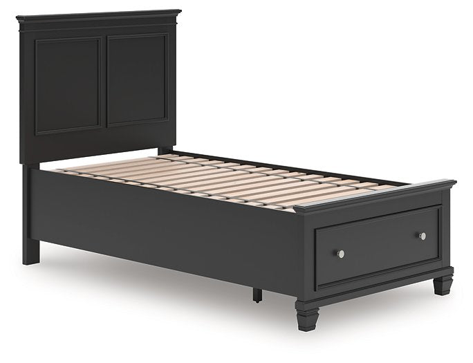 Lanolee Panel Storage Bed - Furniture 4 Less (Jacksonville, NC)