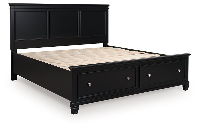 Lanolee Panel Storage Bed - Furniture 4 Less (Jacksonville, NC)