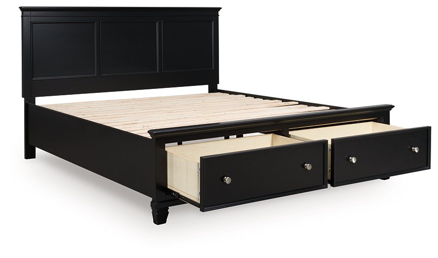 Lanolee Panel Storage Bed - Furniture 4 Less (Jacksonville, NC)