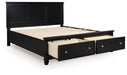 Lanolee Panel Storage Bed - Furniture 4 Less (Jacksonville, NC)