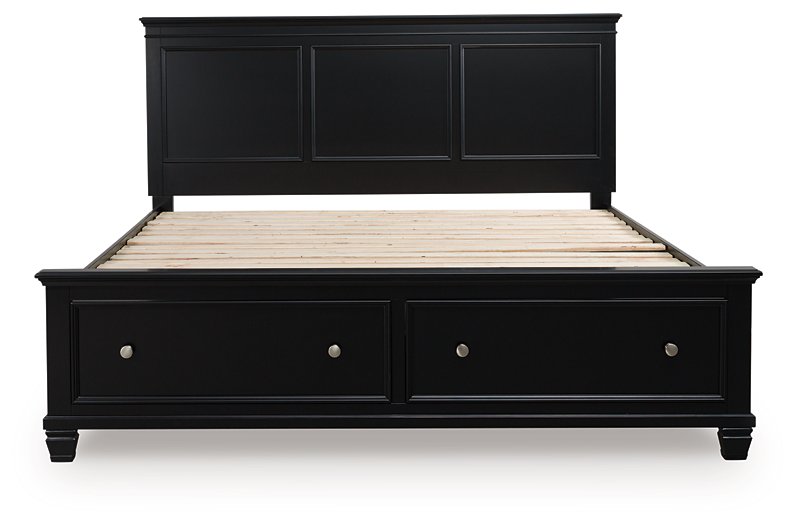 Lanolee Panel Storage Bed - Furniture 4 Less (Jacksonville, NC)