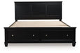 Lanolee Panel Storage Bed - Furniture 4 Less (Jacksonville, NC)