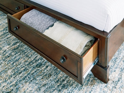 Trellington Sleigh Storage Bed - Furniture 4 Less (Jacksonville, NC)