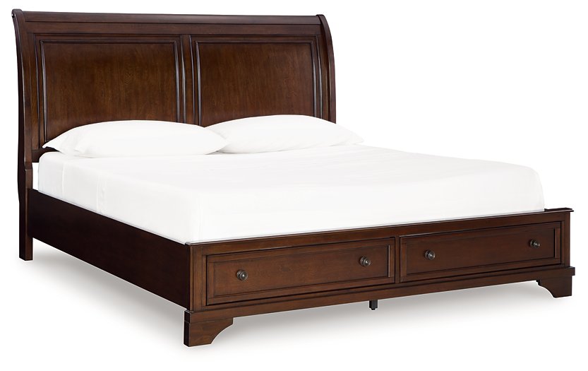 Trellington Sleigh Storage Bed - Furniture 4 Less (Jacksonville, NC)