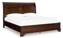 Trellington Sleigh Storage Bed - Furniture 4 Less (Jacksonville, NC)