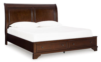 Trellington Sleigh Storage Bed - Furniture 4 Less (Jacksonville, NC)