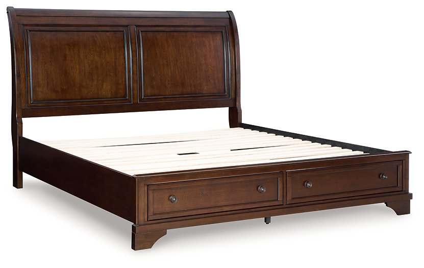 Trellington Sleigh Storage Bed - Furniture 4 Less (Jacksonville, NC)