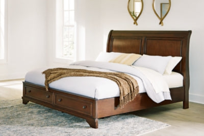 Trellington Sleigh Storage Bed - Furniture 4 Less (Jacksonville, NC)