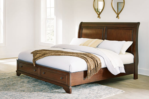 Trellington Sleigh Storage Bed - Furniture 4 Less (Jacksonville, NC)