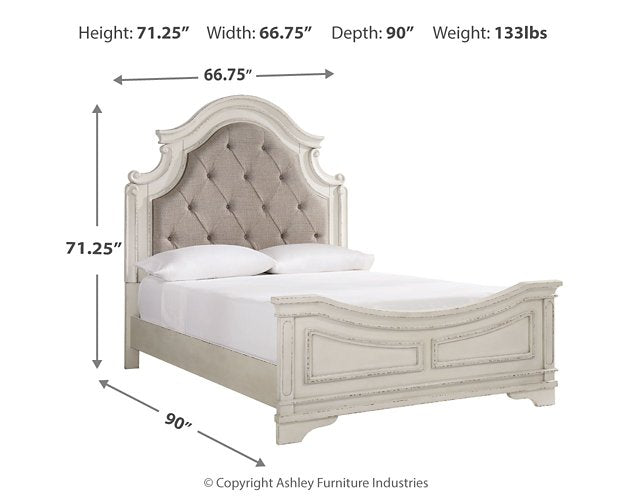 Realyn Upholstered Bed - Furniture 4 Less (Jacksonville, NC)