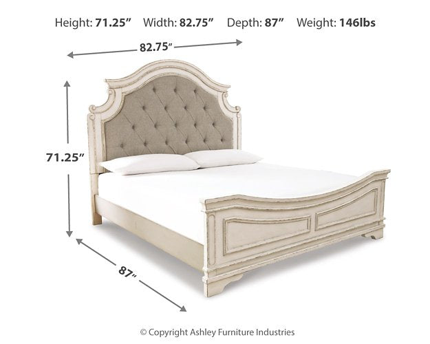 Realyn Upholstered Bed - Furniture 4 Less (Jacksonville, NC)