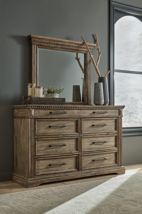 Markenburg Dresser and Mirror - Furniture 4 Less (Jacksonville, NC)