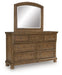 Feddinger Dresser and Mirror - Furniture 4 Less (Jacksonville, NC)