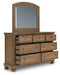 Feddinger Dresser and Mirror - Furniture 4 Less (Jacksonville, NC)