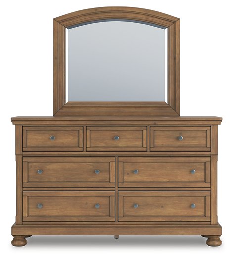 Feddinger Dresser and Mirror - Furniture 4 Less (Jacksonville, NC)