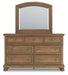 Feddinger Dresser and Mirror - Furniture 4 Less (Jacksonville, NC)