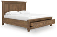 Feddinger Panel Storage Bed - Furniture 4 Less (Jacksonville, NC)