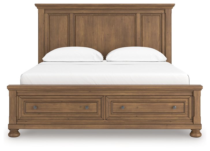 Feddinger Panel Storage Bed - Furniture 4 Less (Jacksonville, NC)