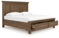 Feddinger Panel Storage Bed - Furniture 4 Less (Jacksonville, NC)