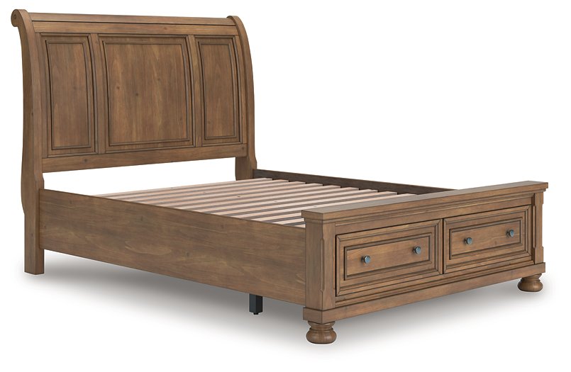 Feddinger Panel Storage Bed - Furniture 4 Less (Jacksonville, NC)