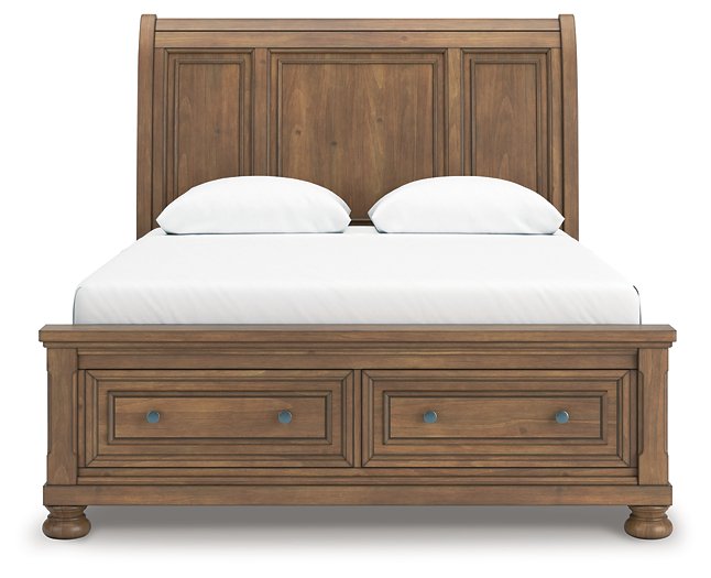 Feddinger Panel Storage Bed - Furniture 4 Less (Jacksonville, NC)