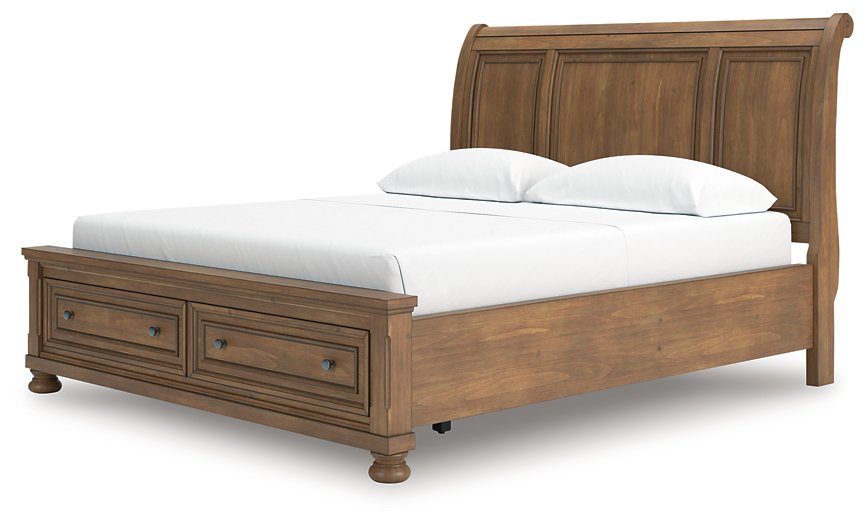 Feddinger Panel Storage Bed - Furniture 4 Less (Jacksonville, NC)