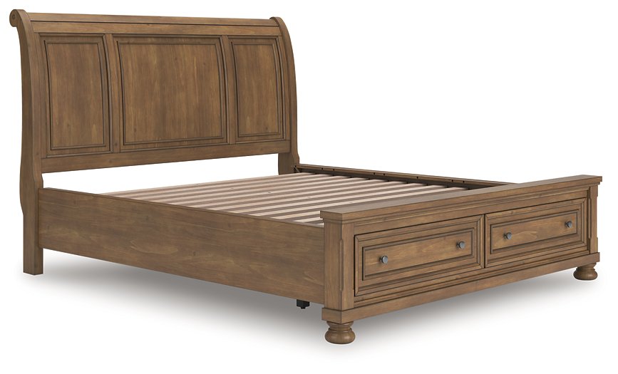 Feddinger Panel Storage Bed - Furniture 4 Less (Jacksonville, NC)