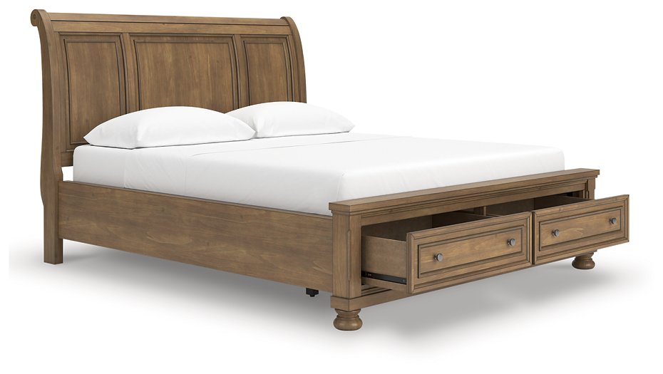 Feddinger Panel Storage Bed - Furniture 4 Less (Jacksonville, NC)