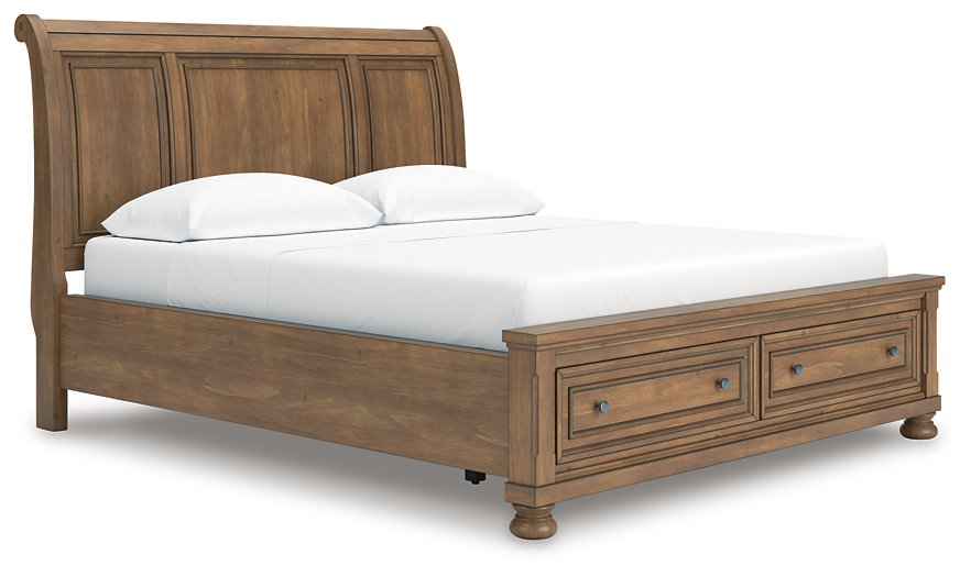 Feddinger Panel Storage Bed - Furniture 4 Less (Jacksonville, NC)