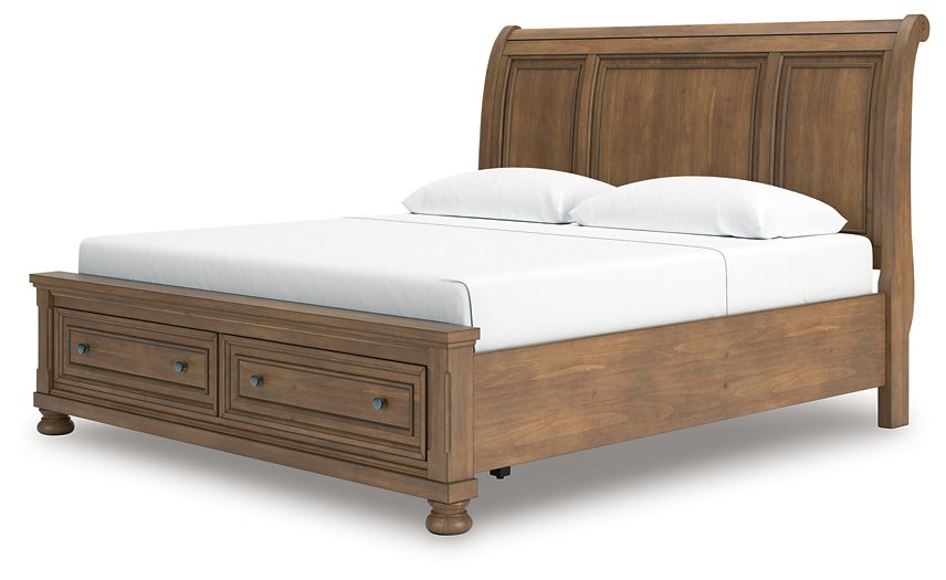 Feddinger Panel Storage Bed - Furniture 4 Less (Jacksonville, NC)